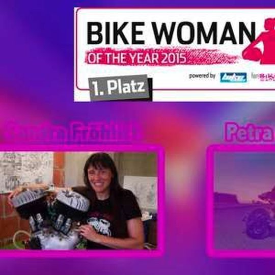 Sandra Fröhlich ist unsere „Bike Woman of the year“ 2015. Sandra Fröhlich ist unsere „Bike Woman of the year“ 2015.