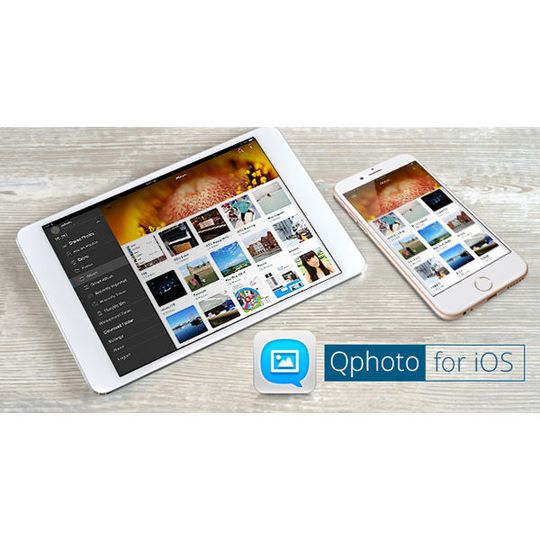 Mit Qphoto bringt Qnap eine Fotoverwaltung auf iOS-Geräte. Mit Qphoto bringt Qnap eine Fotoverwaltung auf iOS-Geräte.