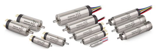 Die neuen bürstenlosen ECX-Motoren von Maxon liefern Drehzahlen bis 120.000 U/min und sind in vielen Variationen erhältlich. Die neuen bürstenlosen ECX-Motoren von Maxon liefern Drehzahlen bis 120.000 U/min und sind in vielen Variationen erhältlich.