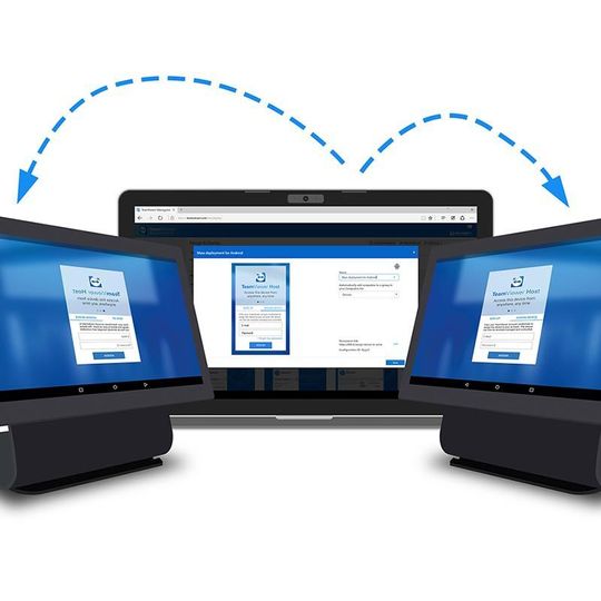 Nutzer von TeamViewer 11 haben die Möglichkeit, die TeamViewer Host App für alle ihre Android-Geräte bereitzustellen. Nutzer von TeamViewer 11 haben die Möglichkeit, die TeamViewer Host App für alle ihre Android-Geräte bereitzustellen.