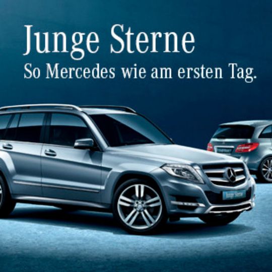 Das Qualitätssiegel „Junge Sterne“ von Mercedes-Benz ist das bekannteste Gebrauchtwagenprogramm.