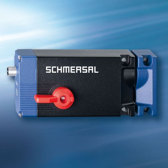 Kompakte Bauform, sehr hohe Zuhaltekraft, bistabiles Wirkprinzip und ein elektromotorischer Sperrbolzen: die neue sichere Bolzenzuhaltung AZM400 von Schmersal. Kompakte Bauform, sehr hohe Zuhaltekraft, bistabiles Wirkprinzip und ein elektromotorischer Sperrbolzen: die neue sichere Bolzenzuhaltung AZM400 von Schmersal.
