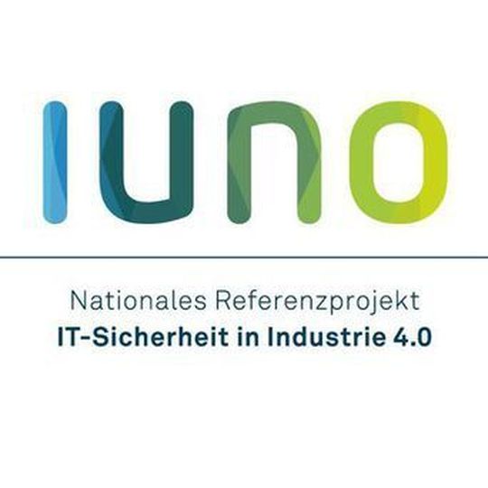 Offizielles Logo von IUNO, dem Nationalen Referenzprojekt IT-Sicherheit in Industrie 4.0 Offizielles Logo von IUNO, dem Nationalen Referenzprojekt IT-Sicherheit in Industrie 4.0
