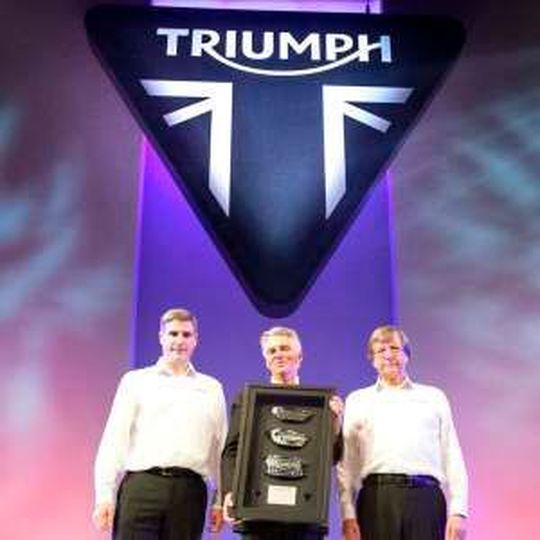 Ausgezeichnet für sein „triumphales“ Lebenswerk: Andreas Päper von der Q-Bike Technik GmbH aus Hamburg. Ausgezeichnet für sein „triumphales“ Lebenswerk: Andreas Päper von der Q-Bike Technik GmbH aus Hamburg.
