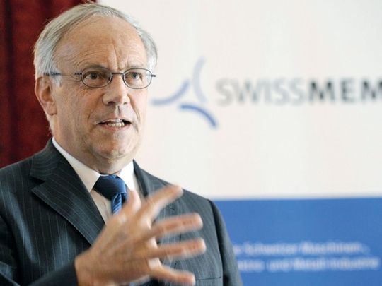 Johann Schneider-Ammann explique les conséquences du franc fort. Johann Schneider-Ammann explique les conséquences du franc fort.