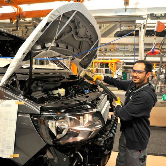 Das VW-Nutzfahrzeugwerk Hannover wird derzeit umgebaut. Das VW-Nutzfahrzeugwerk Hannover wird derzeit umgebaut.