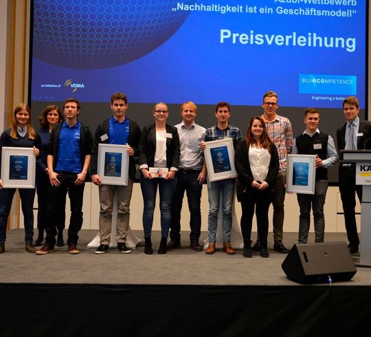 Die Preisverleihung fand auf der vom VDMA veranstalteten Nachhaltigkeitskonferenz im neuen Auditorium der Alfred Kärcher GmbH & Co. KG in Winnenden statt.