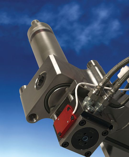 Hot runner valve gate actuators with position sensors allow for continuous feedback of pin position. When combined with advanced valve gate control systems, the pin movement can be precisely controlled to improve cosmetics, resolve balance issues or manipulate the filling of the cavities. Hot runner valve gate actuators with position sensors allow for continuous feedback of pin position. When combined with advanced valve gate control systems, the pin movement can be precisely controlled to improve cosmetics, resolve balance issues or manipulate the filling of the cavities.