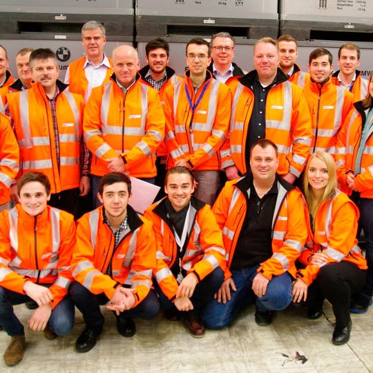 Das Projektteam der BLG in Leipzig. Das Projektteam der BLG in Leipzig.