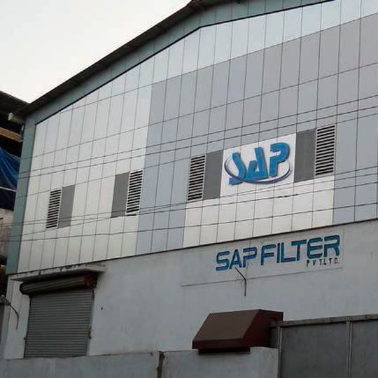SAP Filter’s facility, which is located at Vasai, Maharashtra. SAP Filter’s facility, which is located at Vasai, Maharashtra.