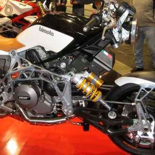 Deutschlandpremiere auf der Imot München: Bimota Tesi 3D Race Cafe. Deutschlandpremiere auf der Imot München: Bimota Tesi 3D Race Cafe.