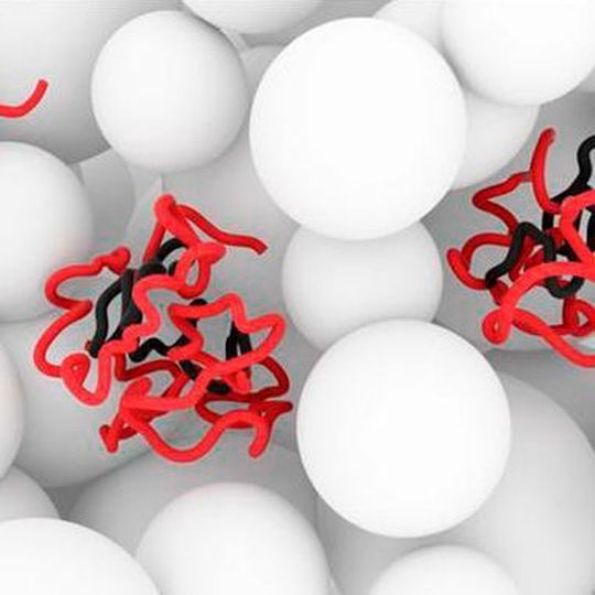Zustand des Proteins α-Synuclein in lebenden, gesunden Zellen (Ausschnitt) ... Zustand des Proteins α-Synuclein in lebenden, gesunden Zellen (Ausschnitt) ...