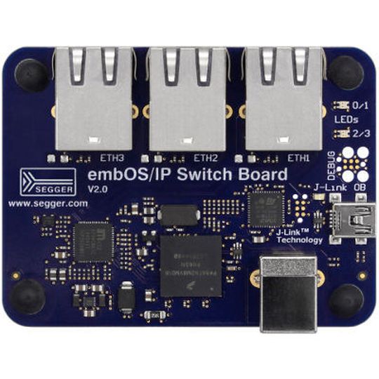 embOS/IP Switch Board: Der TCP/IP-Stack von SEGGER unterstützt ab sofort das Tail Tagging-Feature von Microchips (ehemals Micrel) Ethernet-Switches. embOS/IP Switch Board: Der TCP/IP-Stack von SEGGER unterstützt ab sofort das Tail Tagging-Feature von Microchips (ehemals Micrel) Ethernet-Switches.