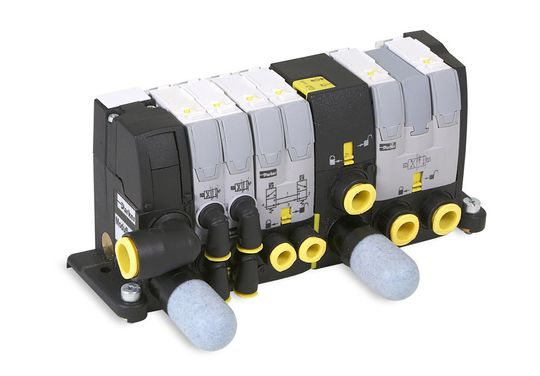 Parker bietet mit dem erweiterten Moduflex-Ventilsystem Lösungen für alle Anwendungen. Parker bietet mit dem erweiterten Moduflex-Ventilsystem Lösungen für alle Anwendungen.