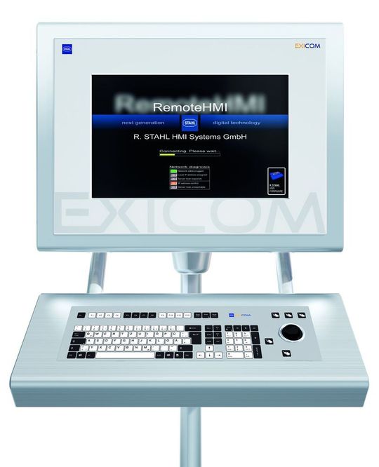Die Ex-geschützten Thin Clients von R. Stahl sind optimal an Prozessleitsysteme wie Emerson Delta V angebunden, die in virtuellen Maschinen laufen. Die Ex-geschützten Thin Clients von R. Stahl sind optimal an Prozessleitsysteme wie Emerson Delta V angebunden, die in virtuellen Maschinen laufen.