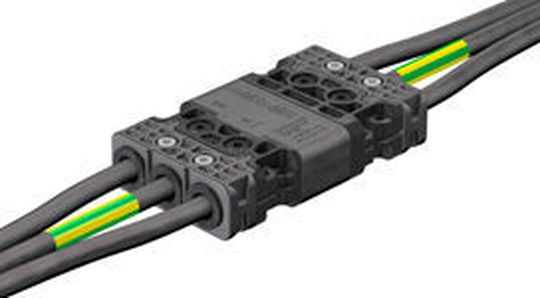 Das Bild zeigt den kompakten Steckverbinder Robifix-Mini für Schweiß- und Leichtbauanwendungen. Das Bild zeigt den kompakten Steckverbinder Robifix-Mini für Schweiß- und Leichtbauanwendungen.