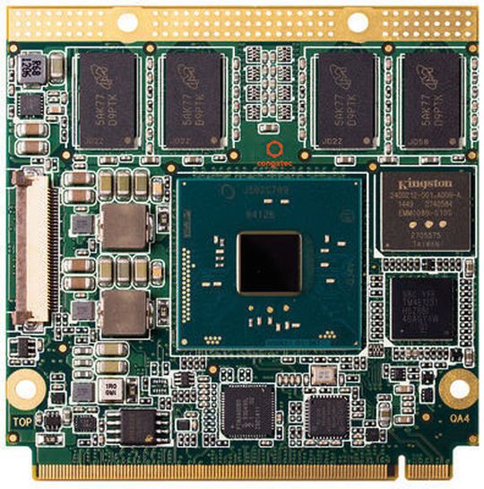 conga-QA4: Qseven-Modul auf Basis von Intels Atom-Prozessortechnologie Braswell. conga-QA4: Qseven-Modul auf Basis von Intels Atom-Prozessortechnologie Braswell.