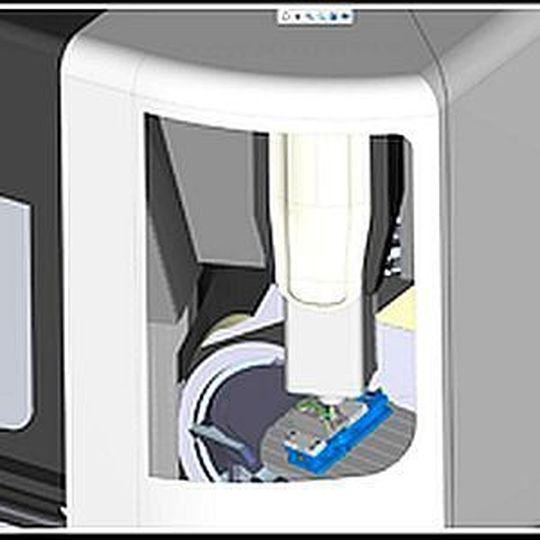 Simulation der Bearbeitung eines Bauteiles auf einer DMG DMU 60 Evo innerhalb von Esprit. Simulation der Bearbeitung eines Bauteiles auf einer DMG DMU 60 Evo innerhalb von Esprit.