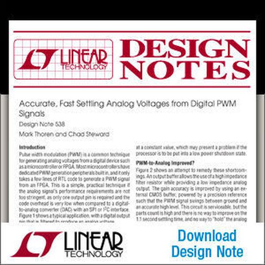 Linear Technology Design Note 536 Linear Technology Design Note 536