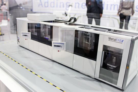 Visitors were able to virtually explore Additive Industries' Metalfab 1 industrial metal AM system, which celebrated its world premiere at Formnext 2015. Visitors were able to virtually explore Additive Industries' Metalfab 1 industrial metal AM system, which celebrated its world premiere at Formnext 2015.