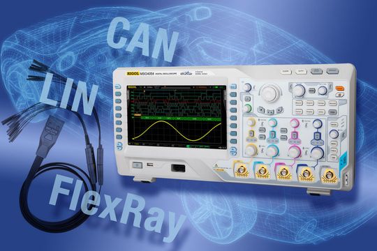 Die Serie DS/MSO4000 von Rigol bekommt Dekoder-Funktionen für die Busse CAN, LIN und FlexRay. Die Serie DS/MSO4000 von Rigol bekommt Dekoder-Funktionen für die Busse CAN, LIN und FlexRay.