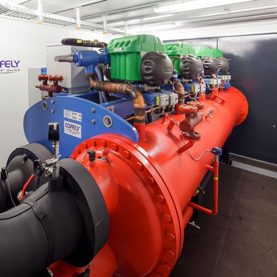 Quantum G erstmalig verbaut in einer Containerlösung von Cofely Refrigeration. Quantum G erstmalig verbaut in einer Containerlösung von Cofely Refrigeration.