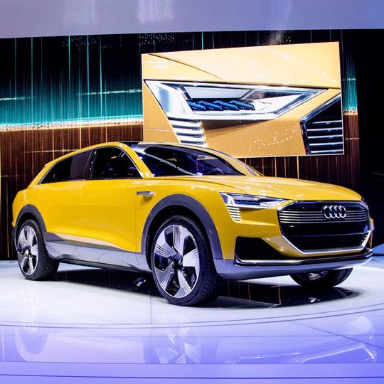 Die Studie H-Tron Quattro Concept zeigte Audi erstmals Anfang 2016 in Detroit. Die Studie H-Tron Quattro Concept zeigte Audi erstmals Anfang 2016 in Detroit.