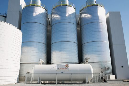 Die nächste Stufe: Die Bernsteinsäure-Produktion von Bioamber ist ein Vorreiter in Sachen Basischemikalien aus nachwachsenden Rohstoffen.