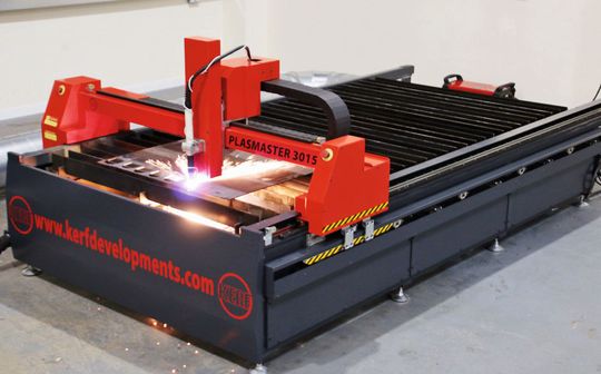 Seen here is the company's Plasmaster machine in action. Seen here is the company's Plasmaster machine in action.