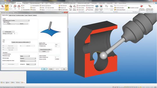 Nouveau module 3D 3-5axes Advanced pour Alphacam. Nouveau module 3D 3-5axes Advanced pour Alphacam.