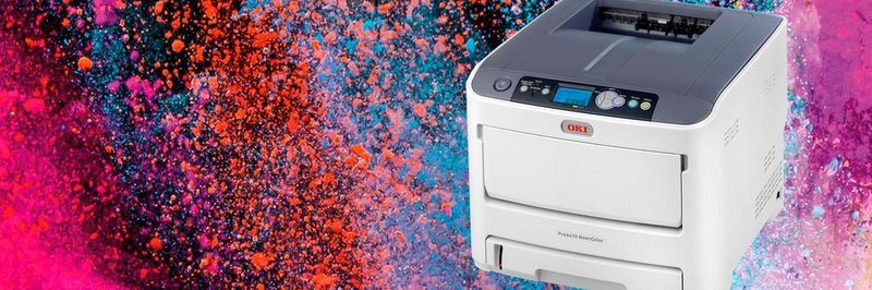 Den Pro6410-Neon-Drucker hat Oki mit einem neuen Farb-Spektrum ausgestattet.