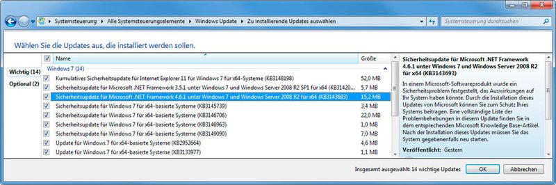 Kritische Microsoft-Updates betreffen im April unter anderem das .NET-Framework.