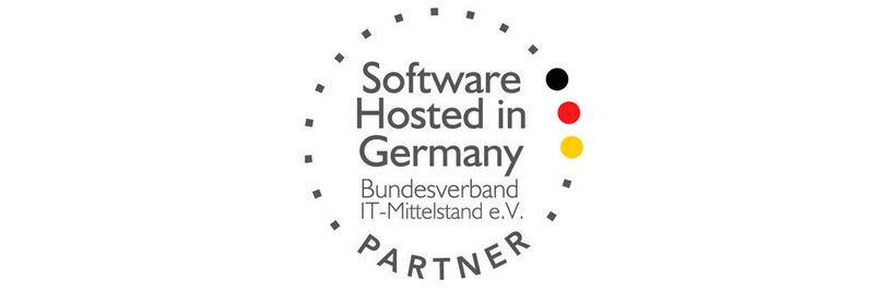 Mit dem „Software Hosted in Germany“-Partnersiegel können deutsche Hosting-Anbieter ihre Kunden auf die Sicherheit ihres Services hinweisen.