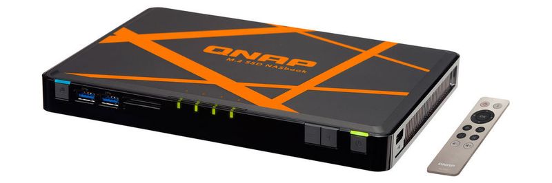 QNAPs NASbook TBS-453A lässt sich einfach transportieren.