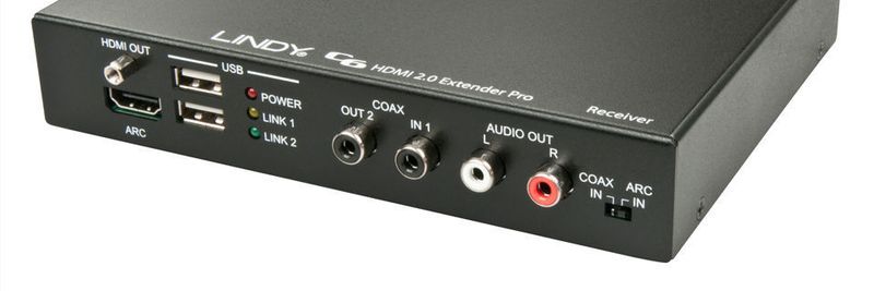 Der „HDBaseT 2.0“-Extender taugt auch für KVM-Anwendungen und funktioniert mit Komponenten Dritter.