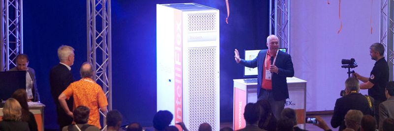 Die IntelliFlex-Enthüllung auf der Teradata Universe 2016 in Hamburg