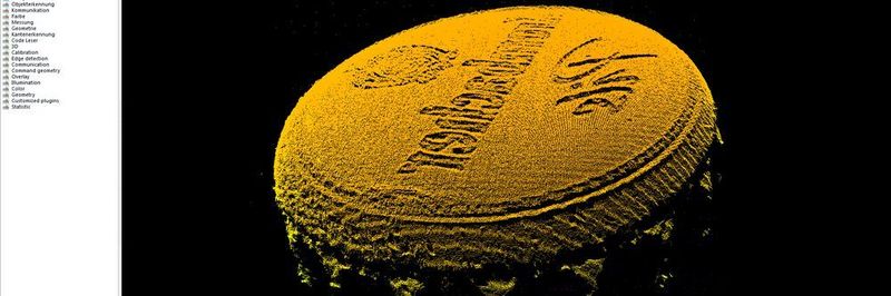 Per 3D-Inspektion lässt sich kontrollieren, ob die Verschlusskappe auch richtig auf der Bierflasche sitzt.