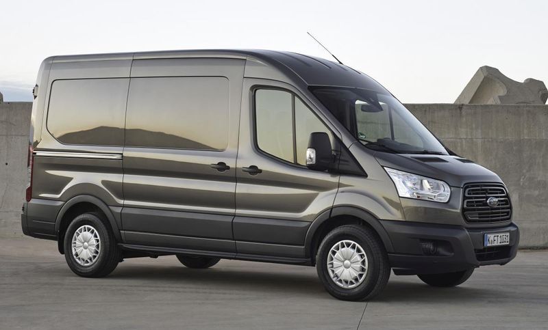 Die aktuelle Baureihe des Ford Transit.