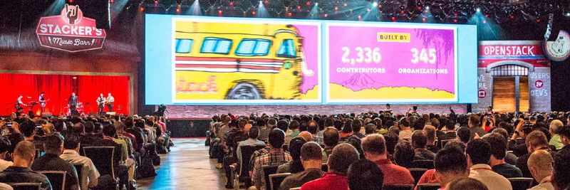 Kurz vor der Eröffnung des OpenStack Summit in Austin