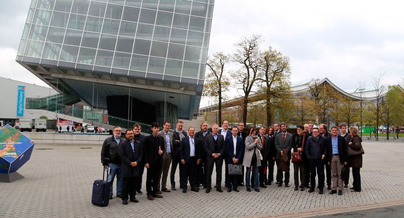 Les participants au voyage d'initiation vers l'industrie du futur.