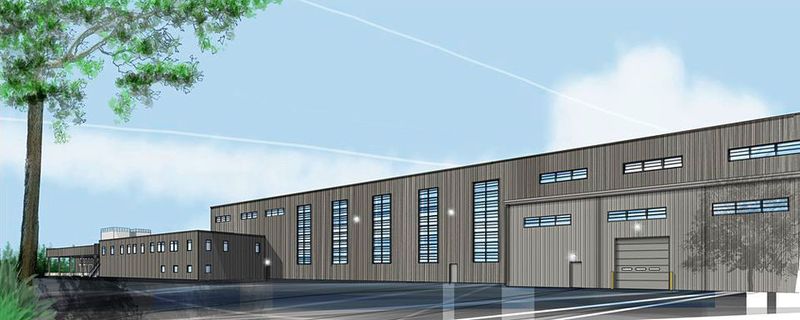 So soll die neue Produktionshalle mit Büros am Schaeffler-Standort in Wooster im US-Bundesstaat Ohio aussehen.