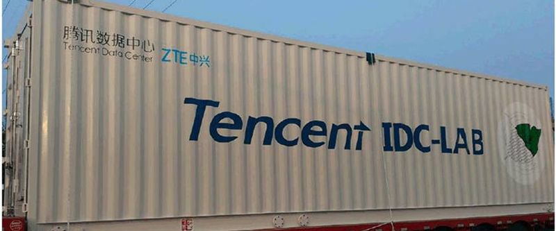ZTE und Tencent bauen ein Container-Rechenzentrum mit sehr guten Energie-Effizienzwerten.