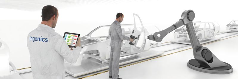Ingenics und Audi arbeiten gemeinsam an Lösungen für eine neue Qualität der Mensch-Roboter-Kollaboration.