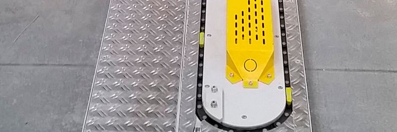 Das Kettenzugsystem TS-Z von Knoll in einer Überflurinstallation.