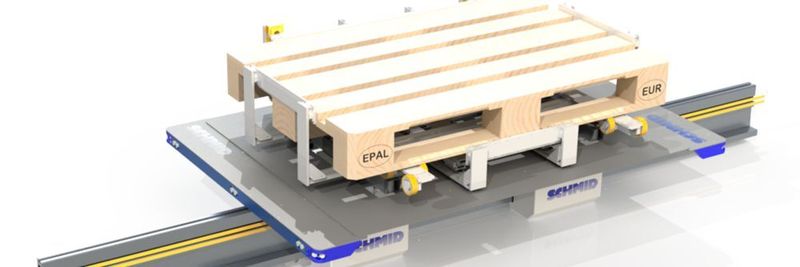 Das für kundenspezifische Warenträger konzipierte „Industrial Shuttle 200“ wird zur Automatica zum ersten Mal vorgestellt.