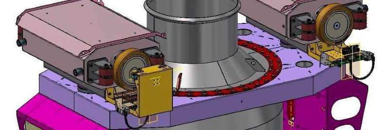 Die Kübelbahn WKB-3750-B im CAD-Modell.