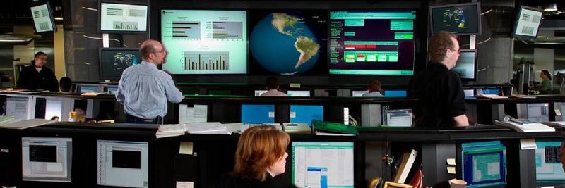 Im Symantec Security Operations Center werden IT-Bedrohungslagen analysiert.