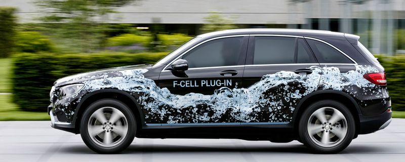 Der Prototyp des Mercedes-Benz GLC-F-CELL zeigt die nächste Generation Brennstoffzellenfahrzeug von Mercedes-Benz und ist Teil der Elektrifizierungs-Strategie des Herstellers.