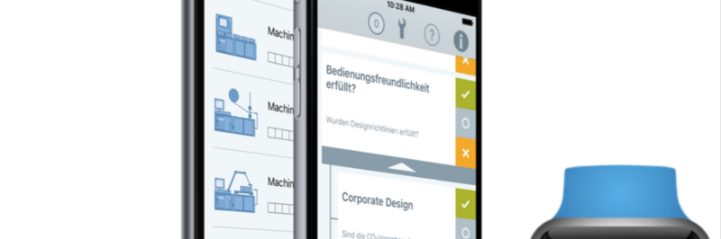 Die Workbench aus der integrierten HMI Suite von MONKEY WORKS ermöglicht das Gestalten von mobilen Anwendungen ohne Programmierung.