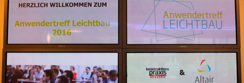 Am 1. und 2. Juni 2016 veranstaltete die Medienmarke konstruktionspraxis den 1. Anwendertreff Leichtbau.